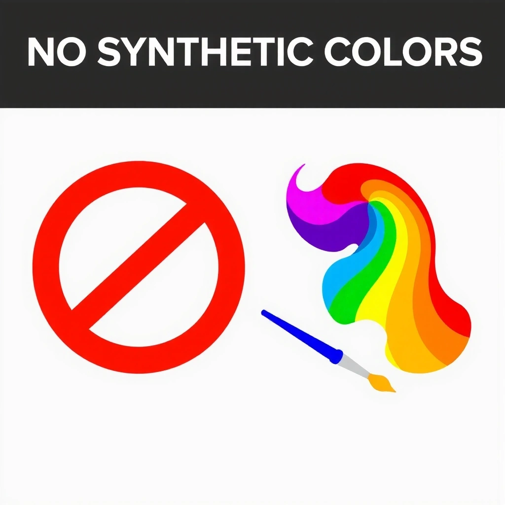 No synthetic colors icon