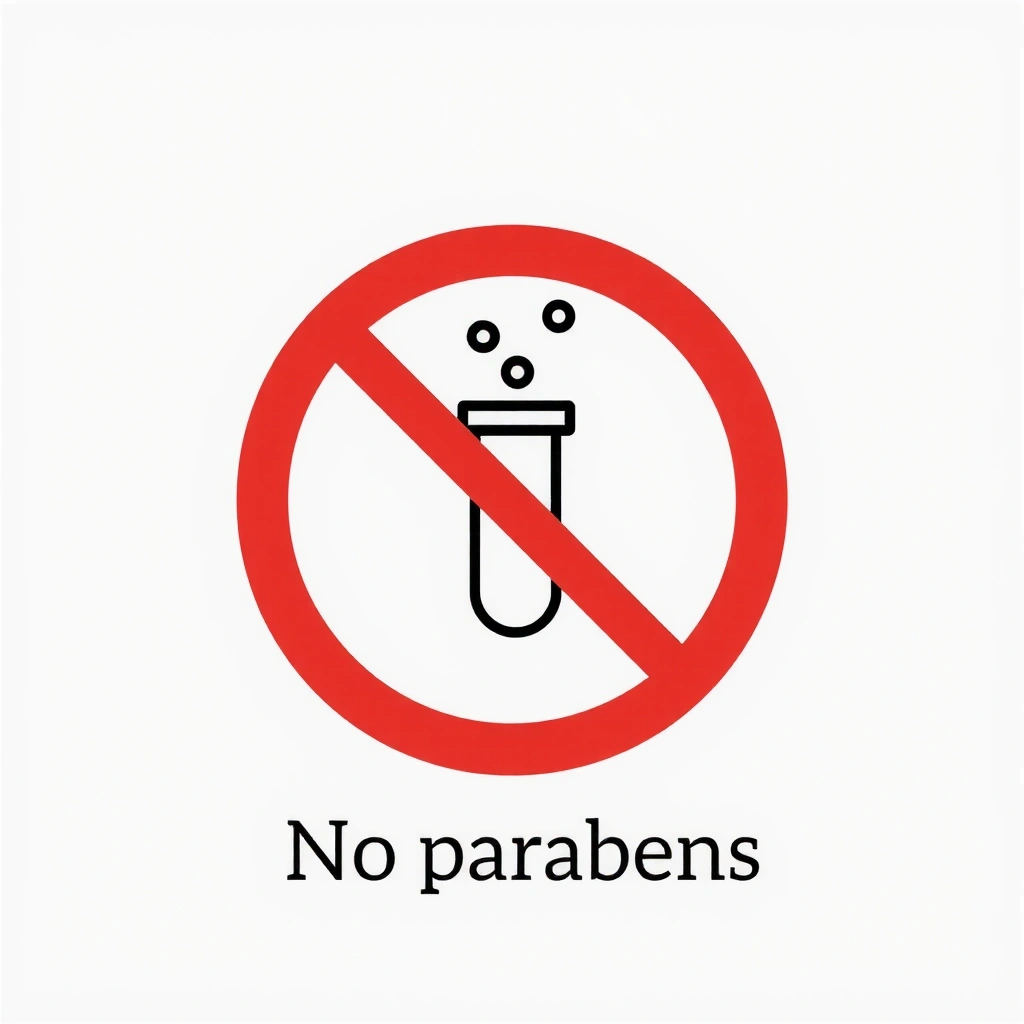 No parabens icon